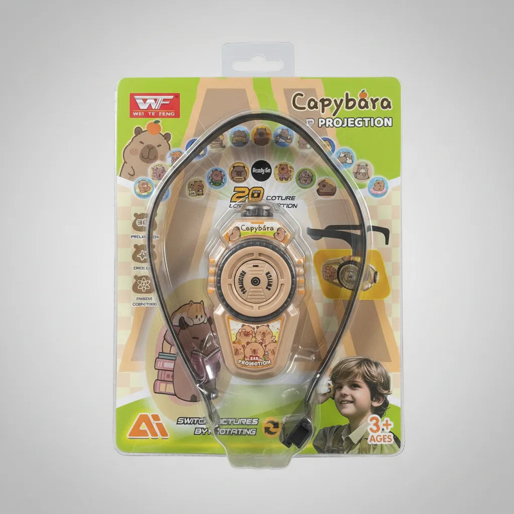 Vincha Proyector Infantil De Capibara 20 Imagenes