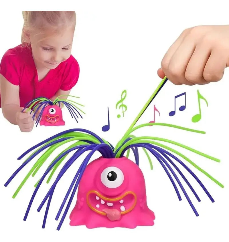Monstruo Chillón Grita Tira Pelo Fidget Antiestrés