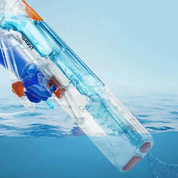 Pistola De Agua Cyberpunk Brilla En Oscuridad Usb