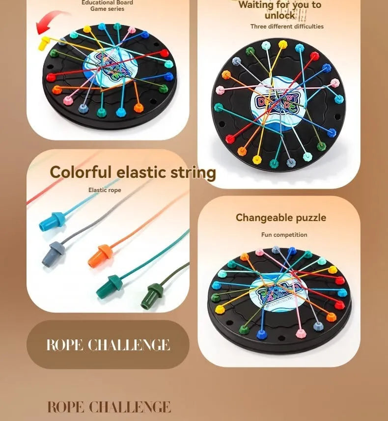Juego Rompecabezas Brainy Knots Desenredar Cuerdas
