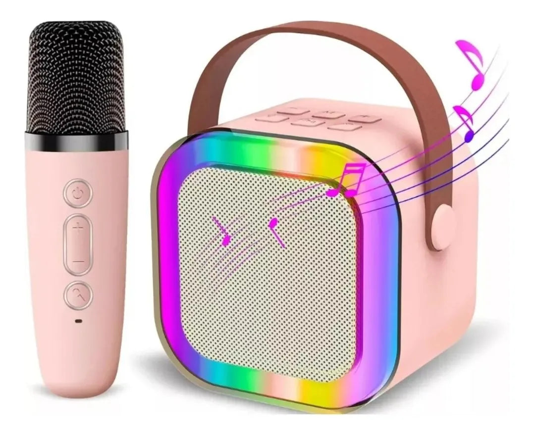 Parlante Con Bluetooth Mini Con Micrófono Karaoke
