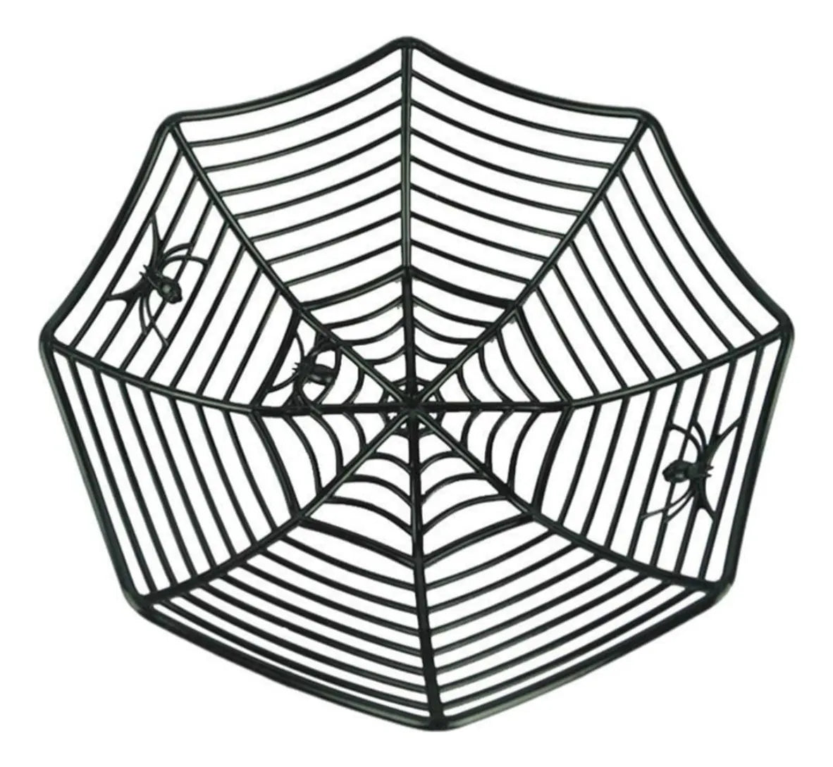 Caramelera Plástica Telaraña Pack X2 Halloween