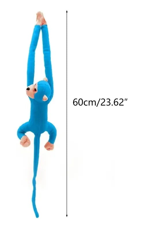 Peluche Mono Colgante Sonido 60cm Varios Colores