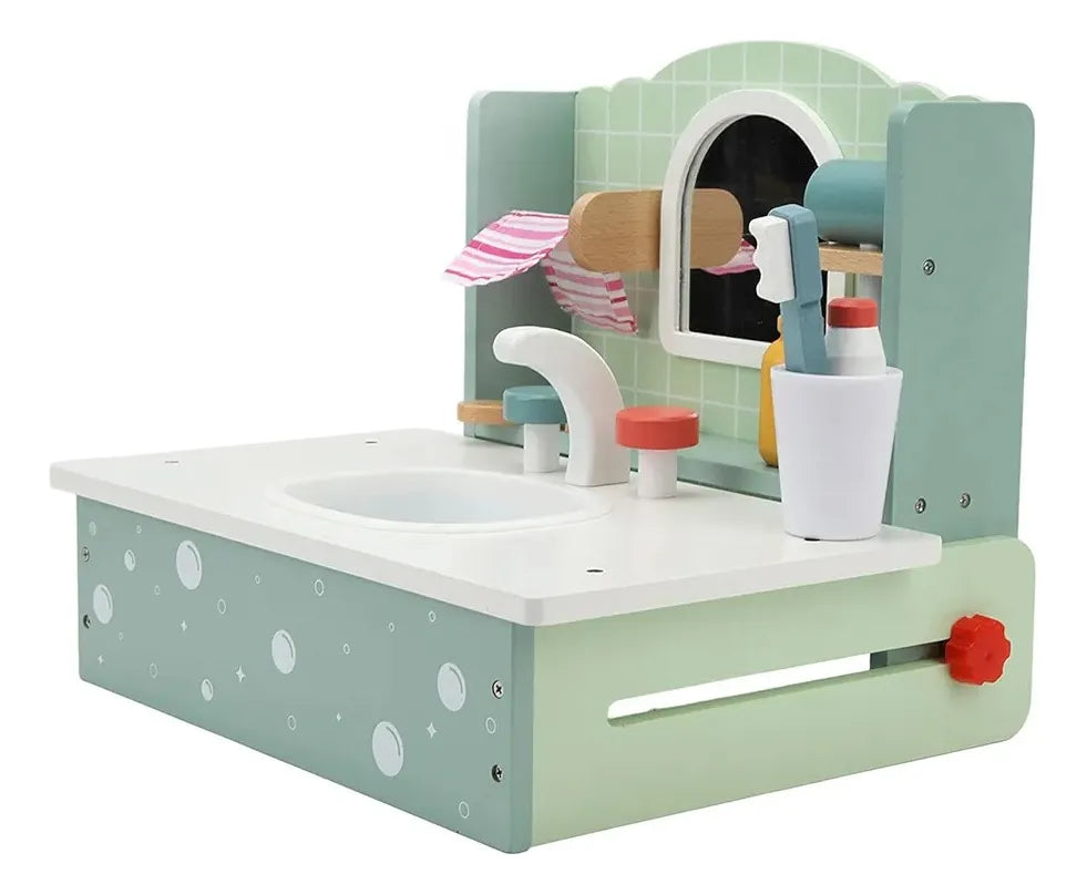 Juguete Pileta Infantil Madera Lavabo Montessori