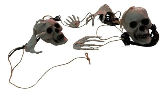 Decoración Halloween – Calaveras y Manos de Esqueleto 150 cm