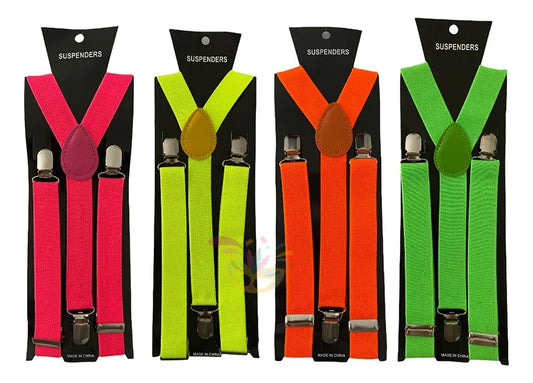 Tiradores Suspensores Colores Fluo