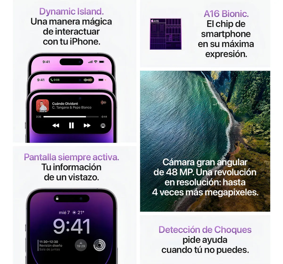 Apple iPhone 14 Pro Max (256 GB) - Negro espacial - Excelente (Reacondicionado)