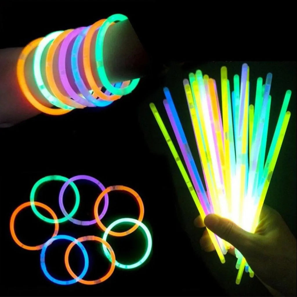 Pulseras Químicas Pack X12 Fluorescente