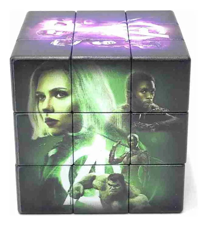 Cubo Rubik 3x3 Super Héroes Vengadores Pack X6