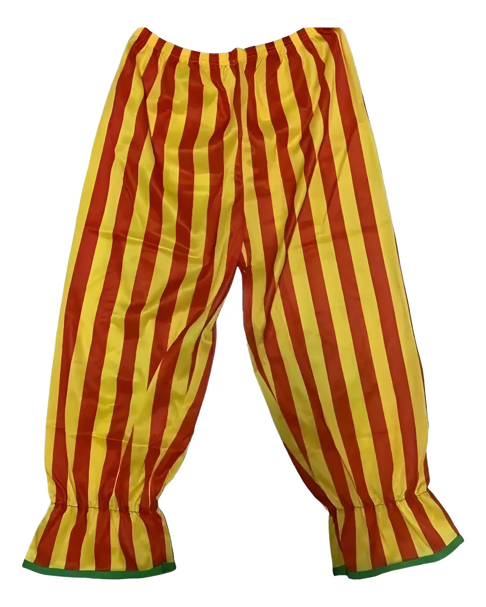 Disfraz Payaso Infantil Con Buzo Pantalón Y Nariz
