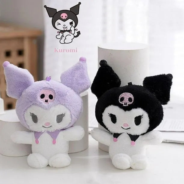 Llavero Kuromi Hello Kitty 14cm Negro O Lila