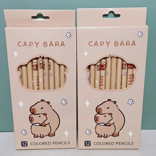 Set 12 Lápices De Colores Capibara