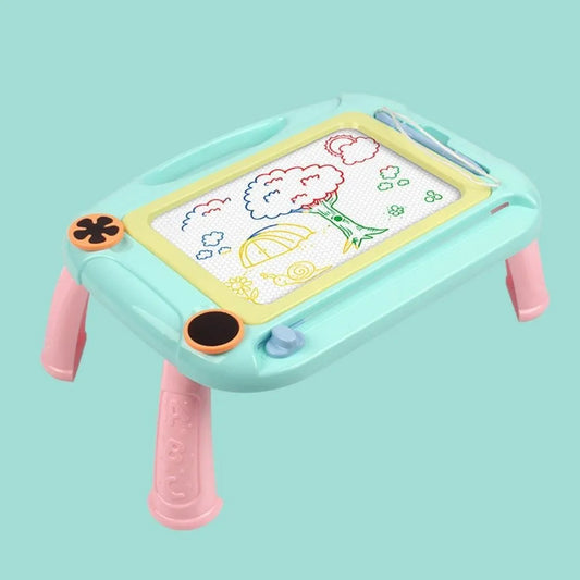 Pizzarra Mágica Infantil Con Pies Y Sellos