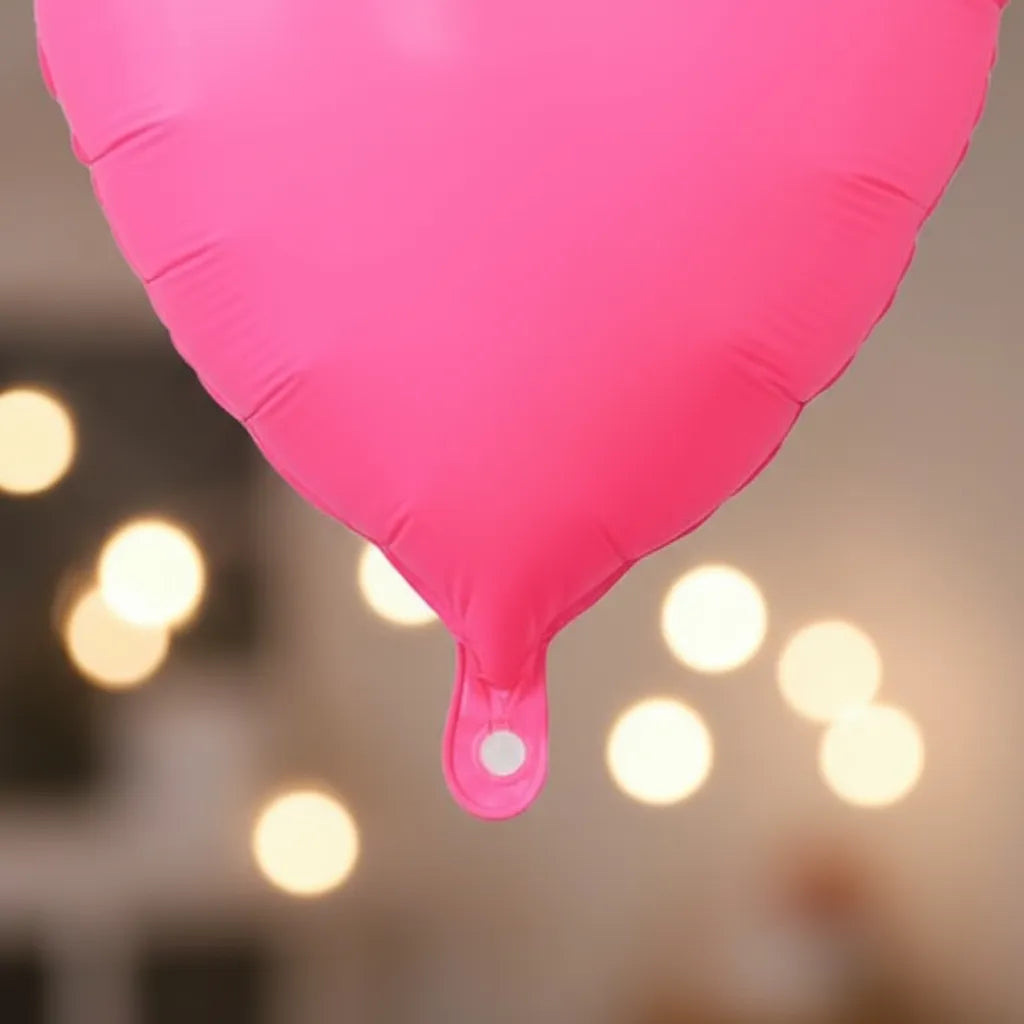 Globos De Corazón Neon Fluo Pack X3 Decoracion