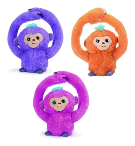 Peluche Mono Brazos Largos Giro 360 Canta Y Habla
