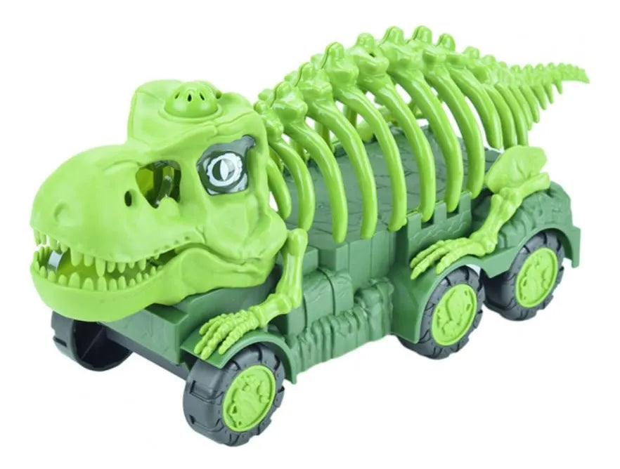 Camión De Dinosaurio Trex Luz Y Mini Dinosaurios
