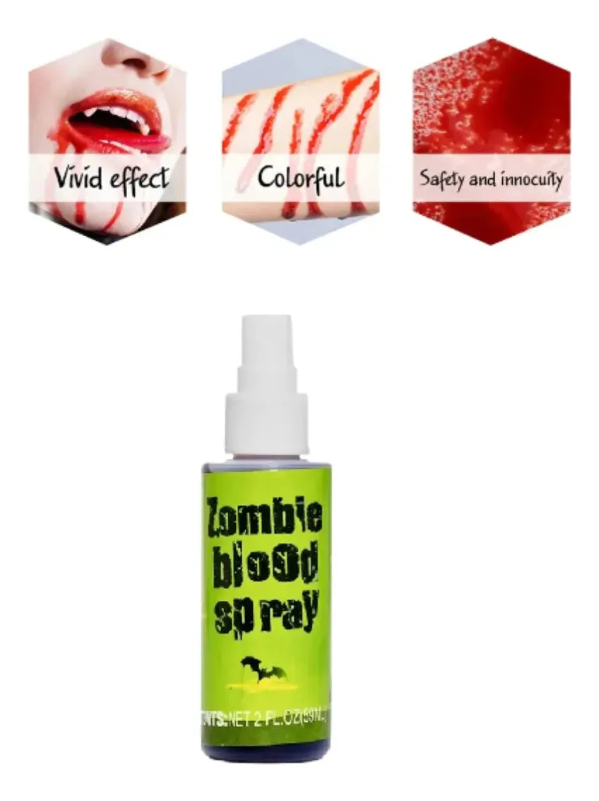 Sangre Falsa En Spray Zombie Halloween Cosplay