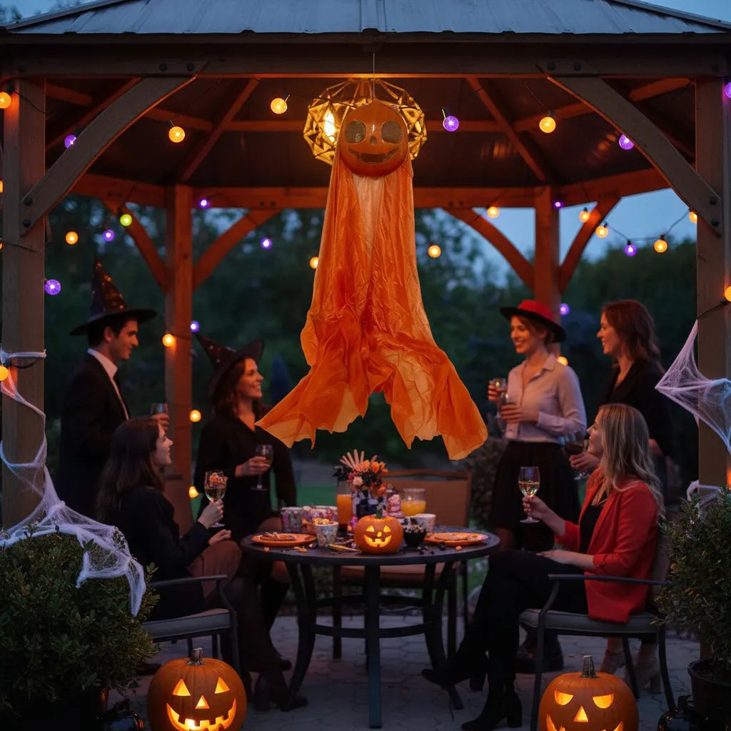 Decoracion Colgante Calabaza Fantasma Halloween
