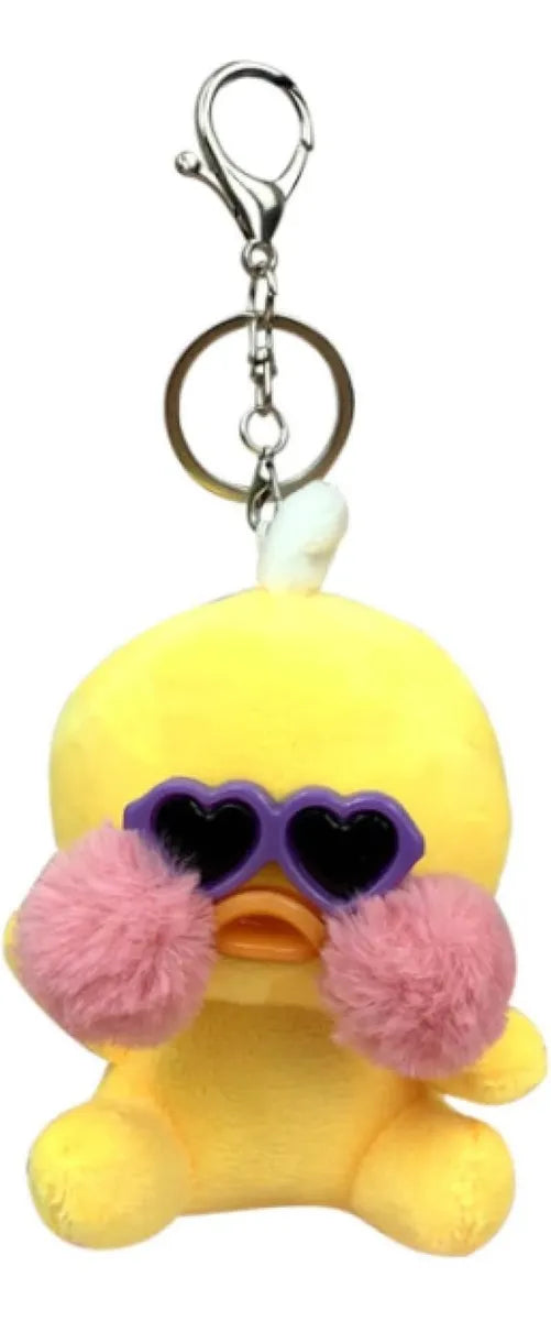 Llavero De Pato Lalafanfan 10 Cm Peluche Souvenir