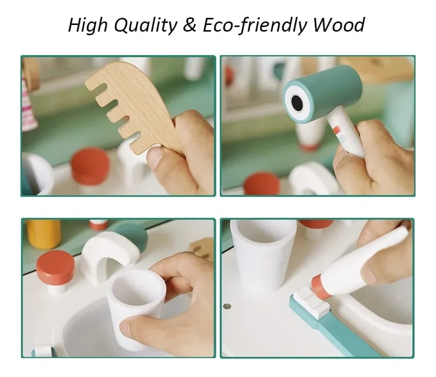 Juguete Pileta Infantil Madera Lavabo Montessori