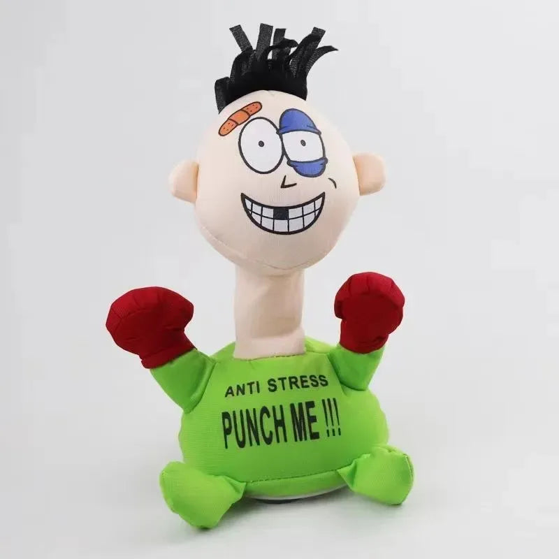 Muñeco Punch Me Golpea Antiestres A Pila Divertido