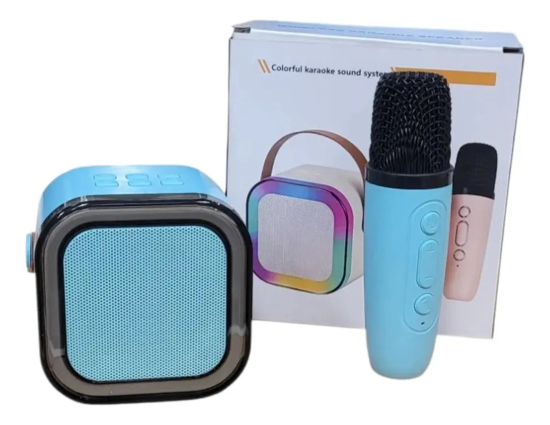 Parlante Con Bluetooth Mini Con Micrófono Karaoke