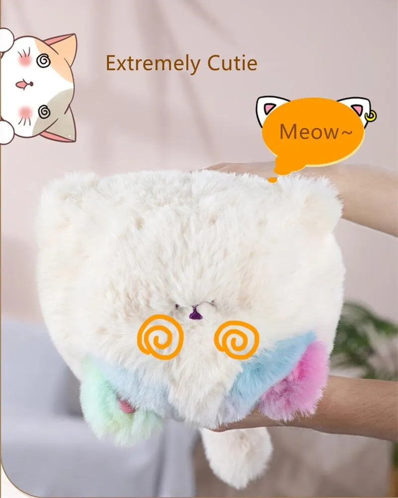 Peluche Gato Interactivo Sonido Maulla Movimiento