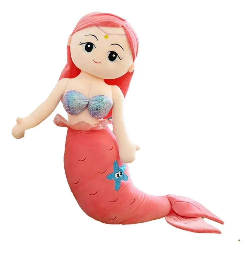 Sirena De Peluche Grande 1mt De Alto
