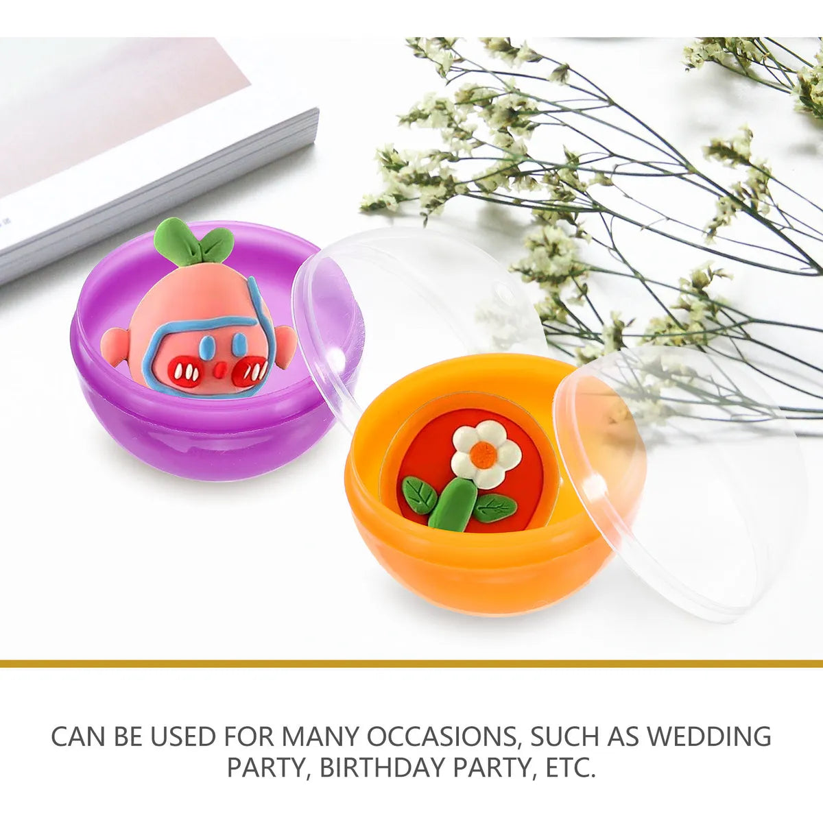 Capsula Plastico 4,8cm Sorpresita Souvenir Pack X12