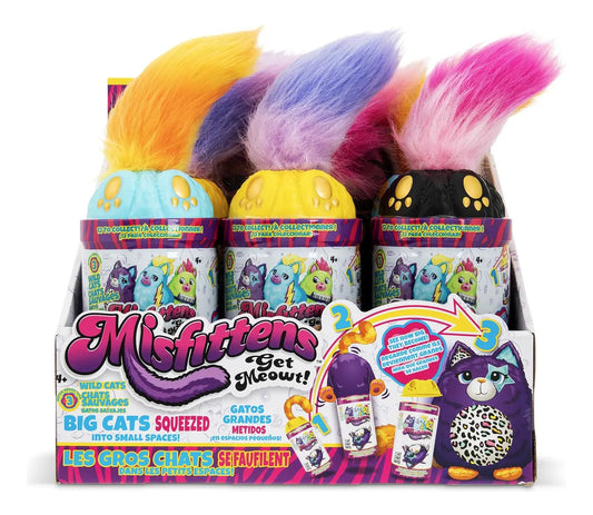 Misfittens Gatos Sorpresa De Peluche Coleccionable