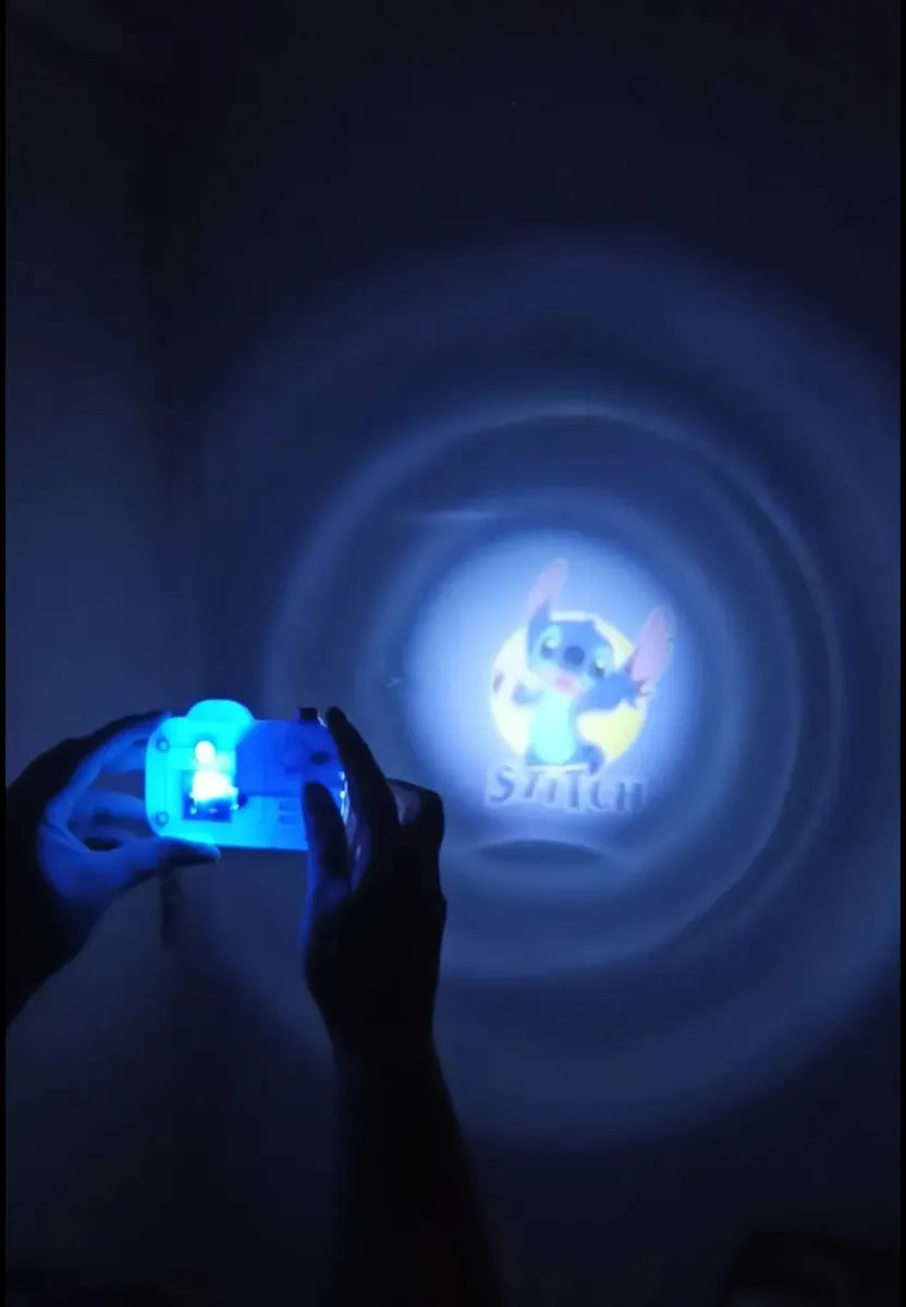 Camara De Juguete Proyecta Imágenes Lilo Y Stitch