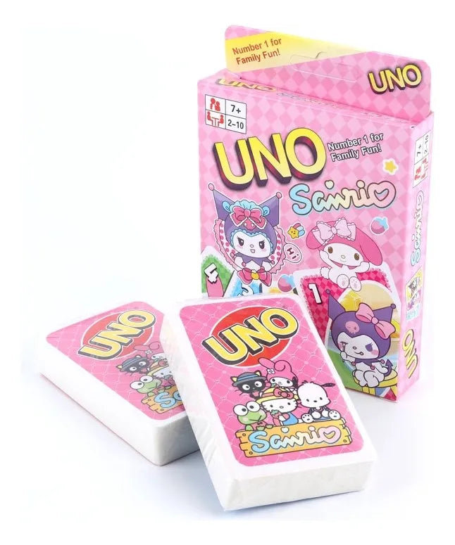 Juego De Mesa Cartas Uno Sanrio HELLO KITTY