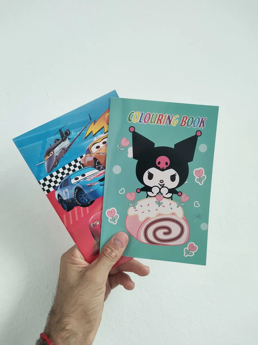 Libros Para Colorear Pack X12 Modelos + Stickers