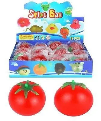 Squishy Pegote Tomate Caja 12 Unidades Antiestres