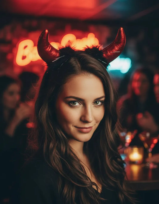 Tiara Roja Diabla Para Disfraces Disfraz Cotillon