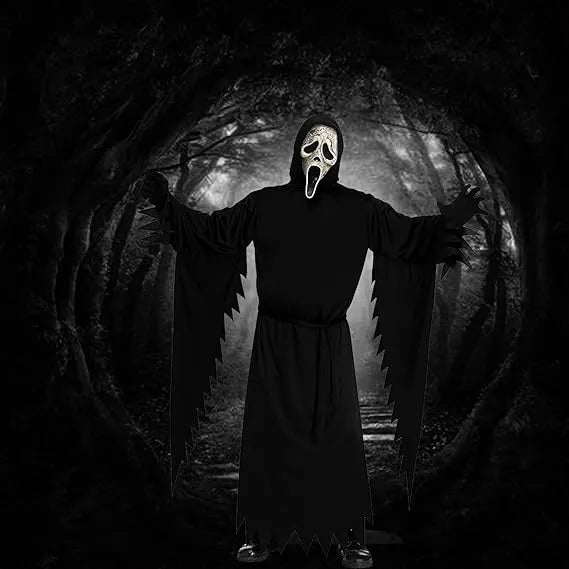 Disfraz Scream Adultos Completo Cosplay Halloween
