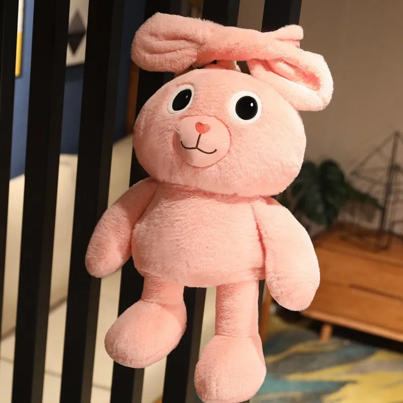 Conejo De Peluche 80 Cm De Largo Únicos Suaves