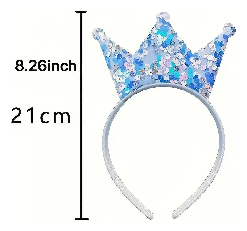 Vincha Diadema De Corona Pack X6 Multicolo