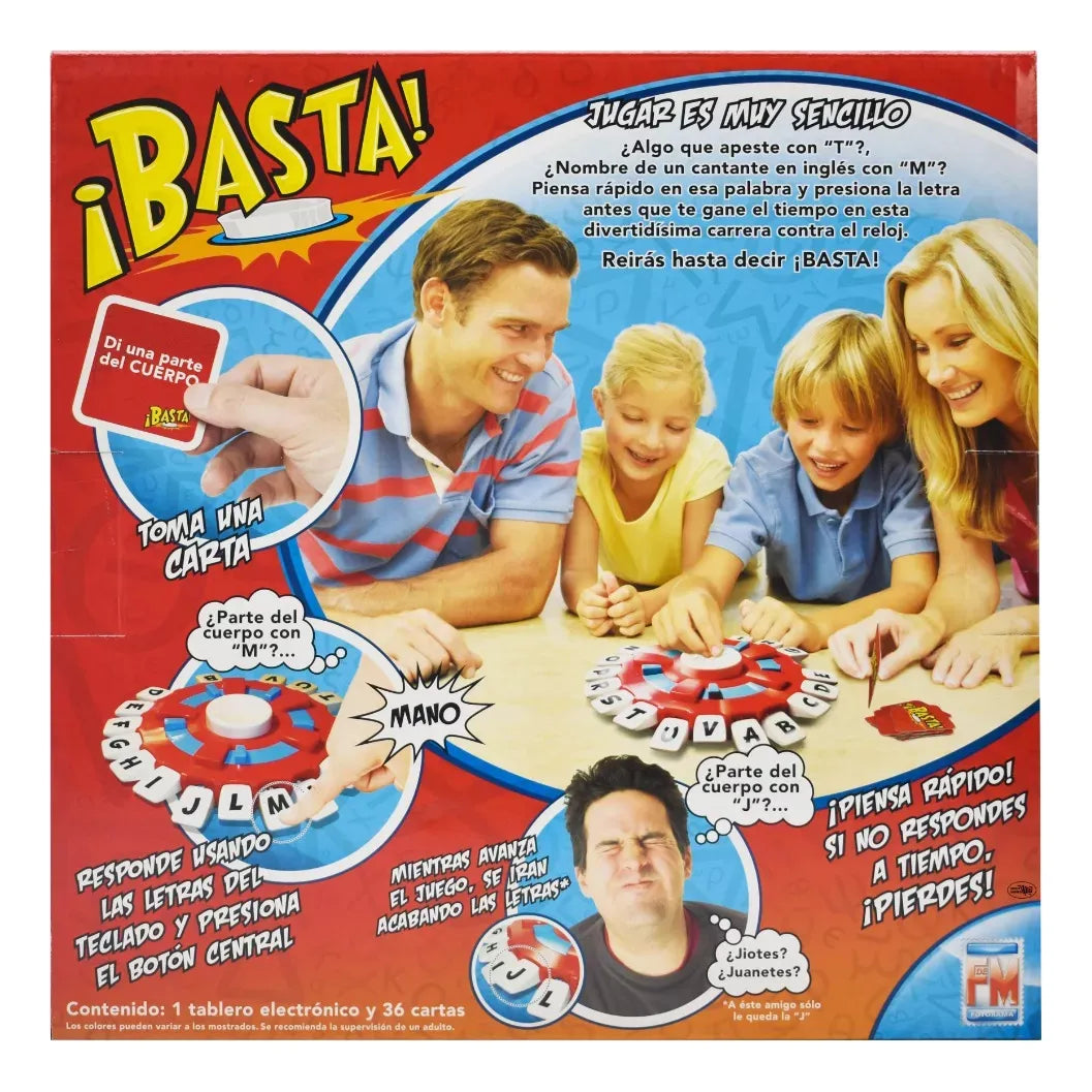 Basta Piensa Rápido Juego De Mesa En Español