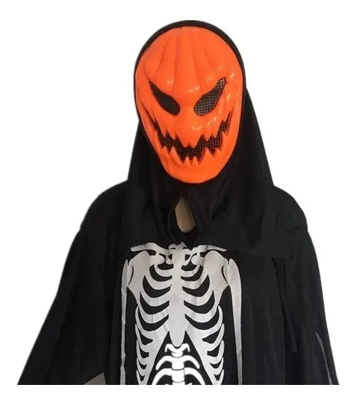 Mascara De Calabaza 18 Cm Naranja halloween