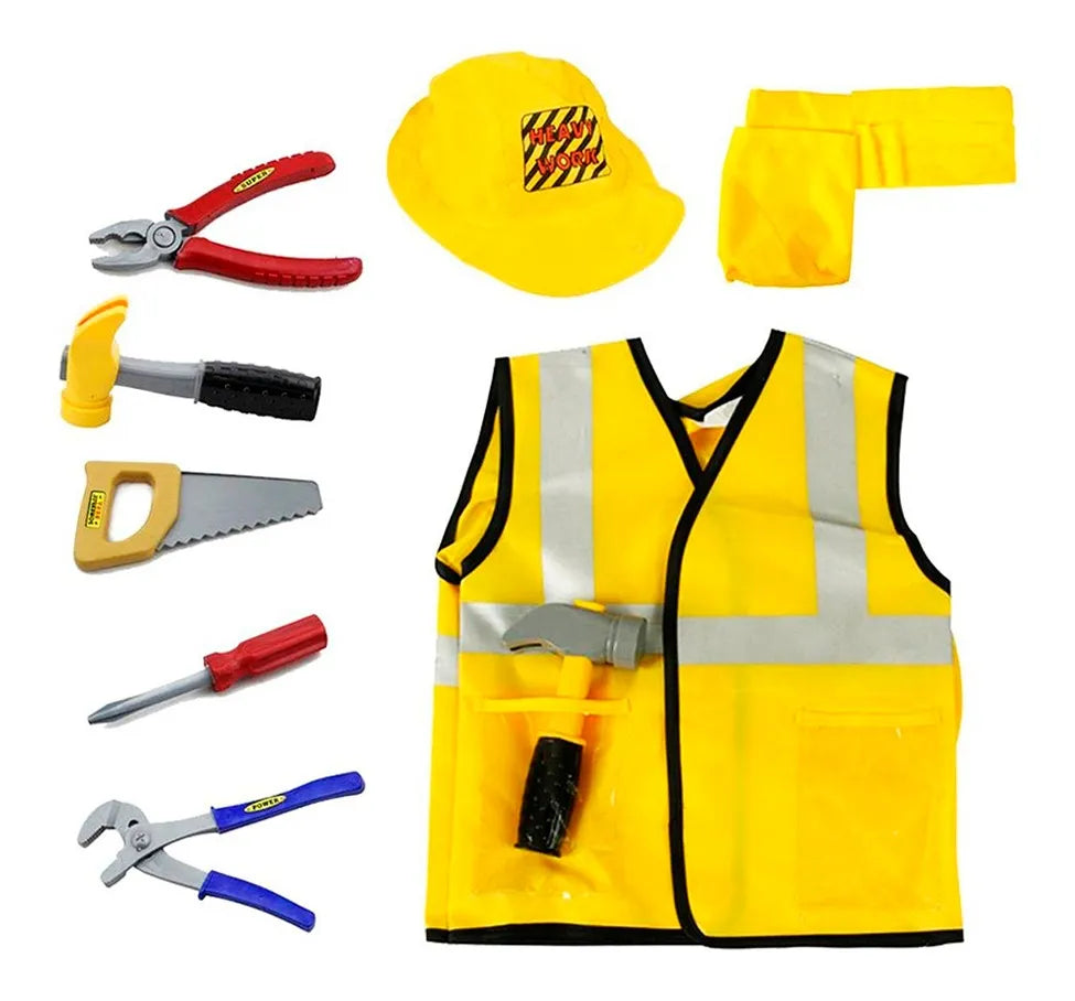 Disfraz De Constructor Talle Unico Infantil 3 A 6