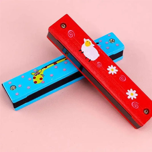 Armónica Musical En Madera Montessori 13 Cm