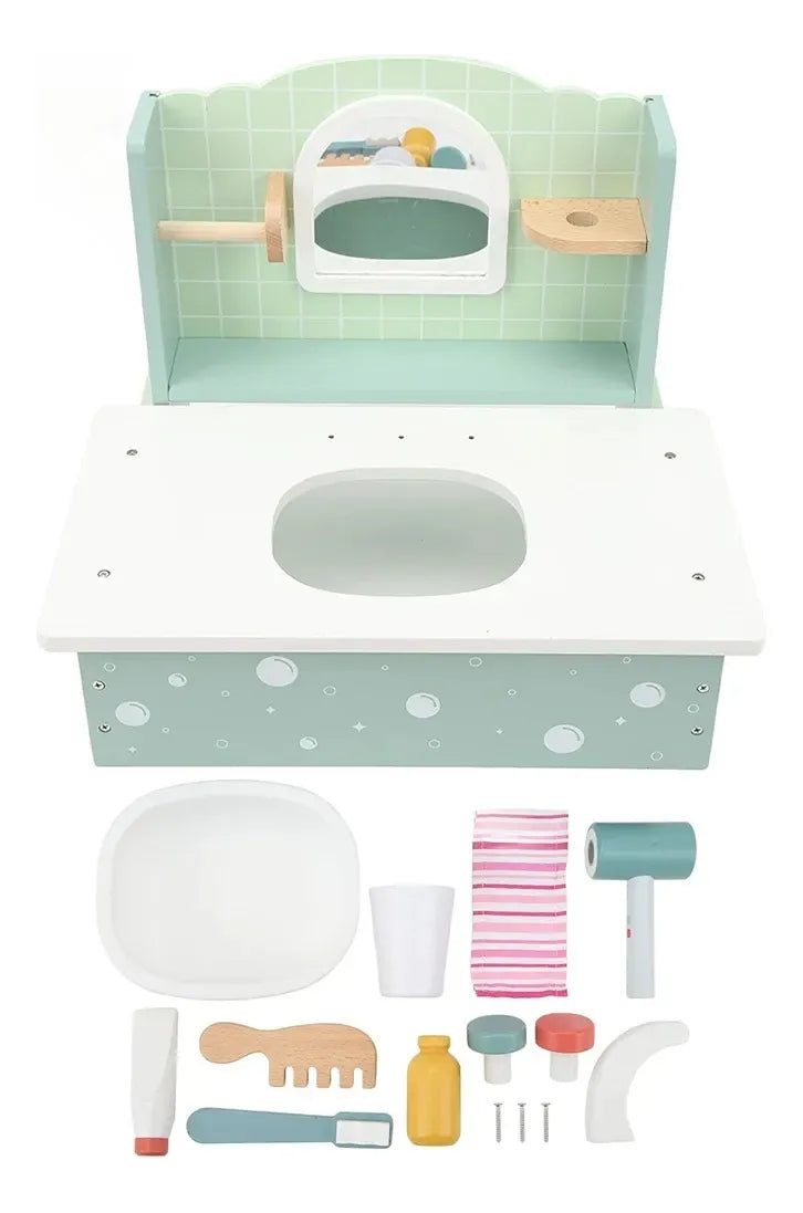 Juguete Pileta Infantil Madera Lavabo Montessori