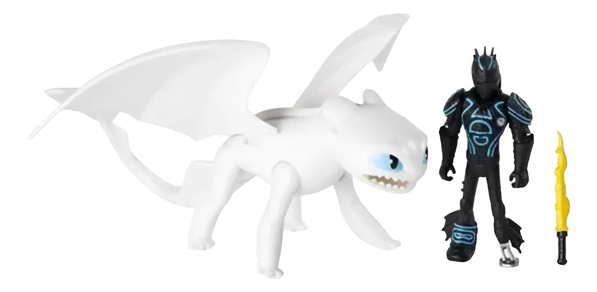 Muñeco Y Dragon Como Entrenar A Tu Dragon Furia luminosa