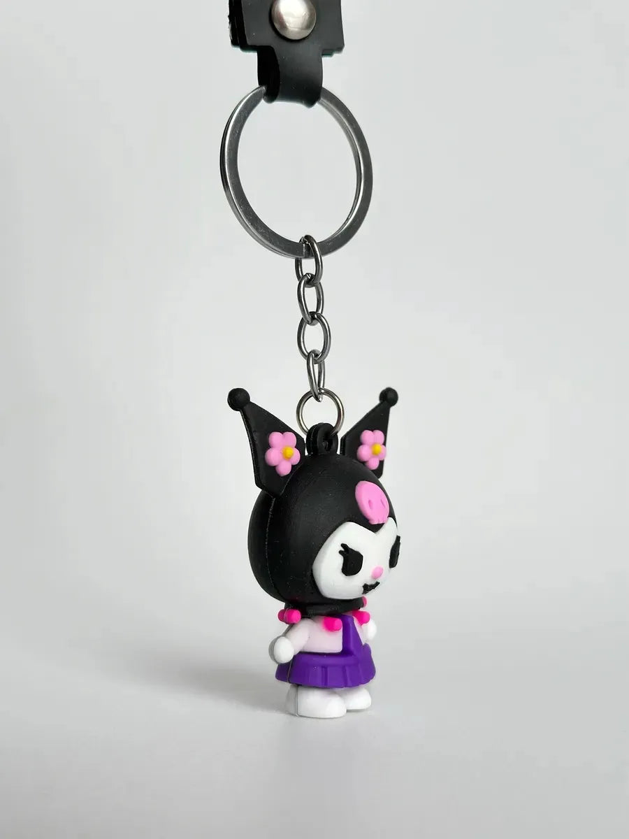 Llaveros De Kuromi Hello Kitty Pack X12 Souvenir
