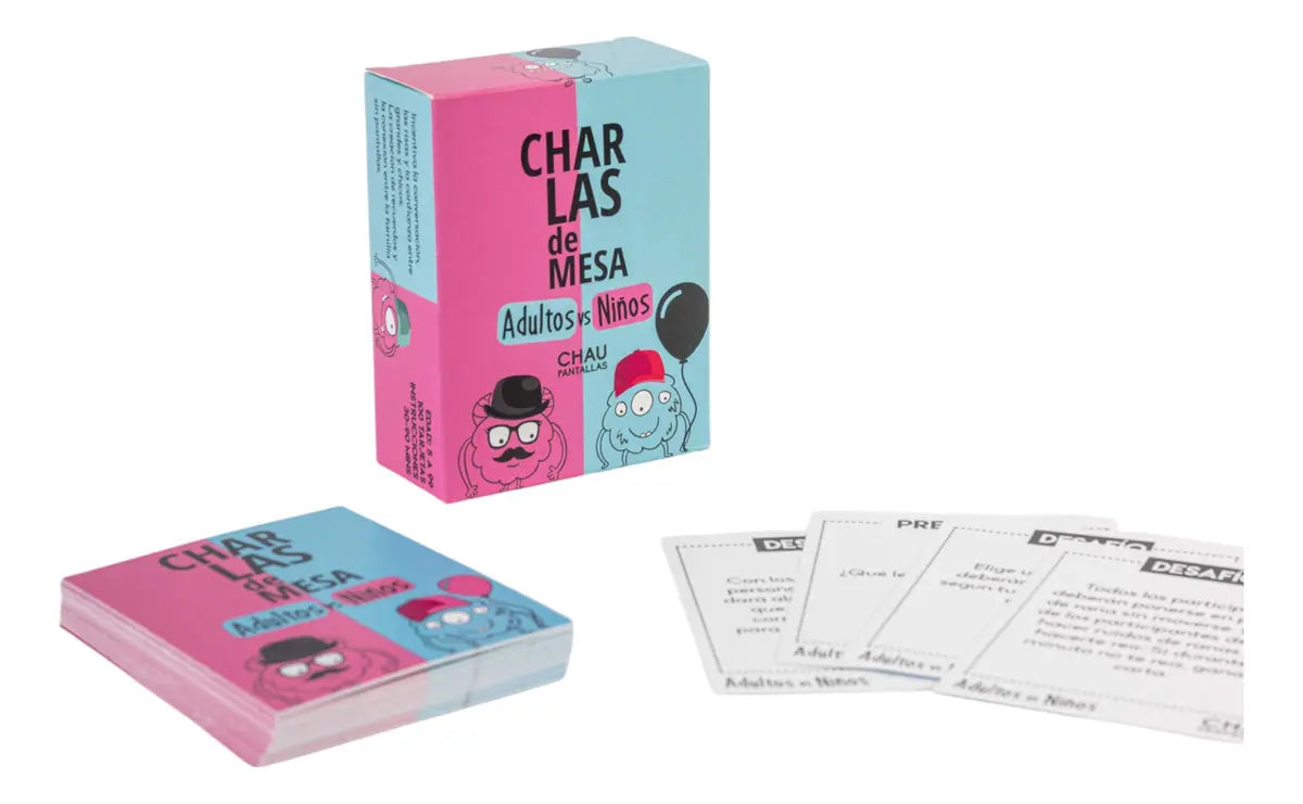 Juego Charlas De Mesa Adultos Vs Niños Chaupantallas