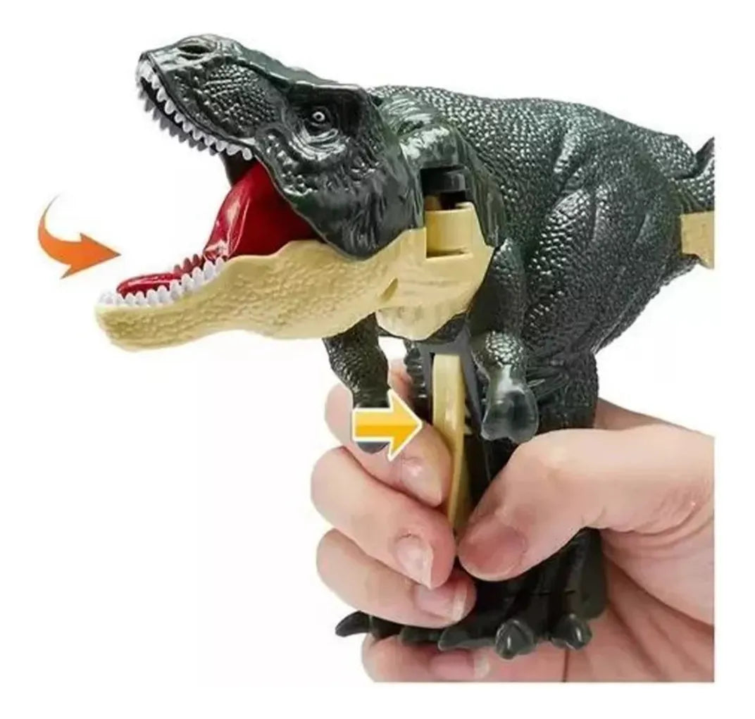 Dinosaurio Za Za Za Trex Con Luz Y Sonido Pistola