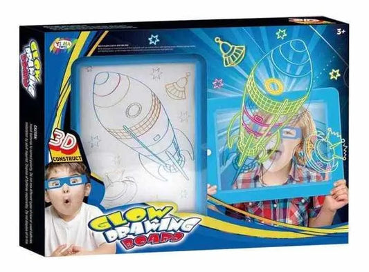 Pizarra Mágica 3d Lentes Lápices