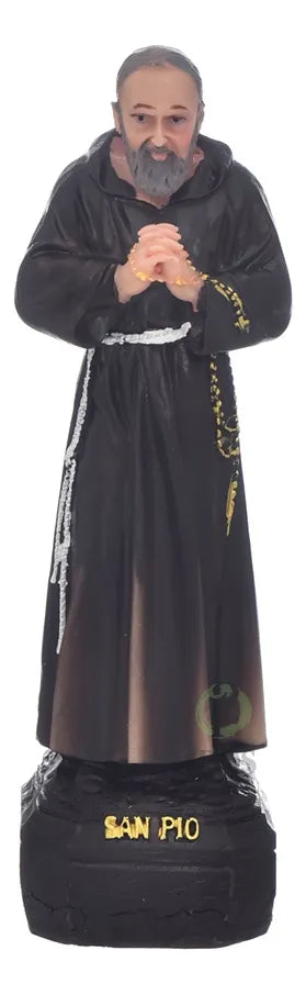 Estatuilla Figura Padre Pio 20cm Con Base