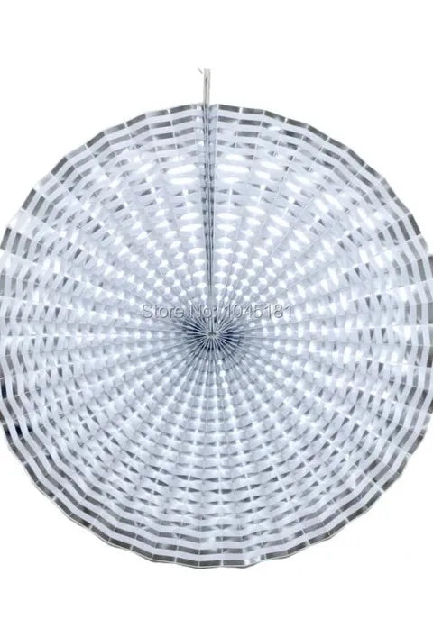 Rosetones Decorativos Pack X8 En Blanco Y Plata